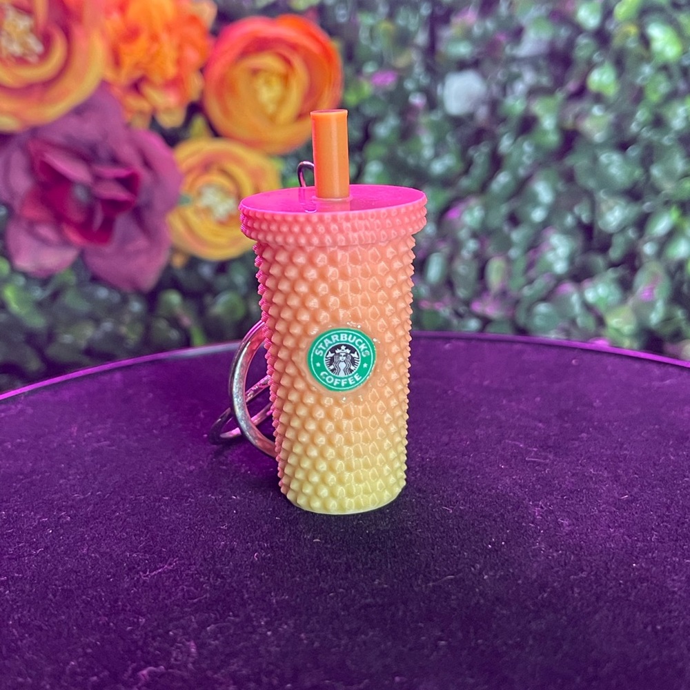 Handcrafted Starbucks Keychain